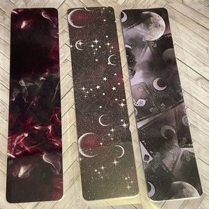 Eclipse Dark Magic  LAMINATED BOOKMARKS Set Of 3 Double Sided